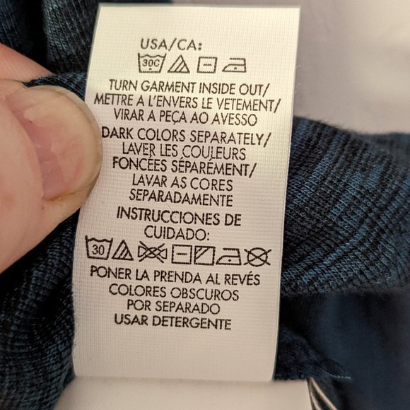 Calvin Klein Jeans Top with Sheer Raglan Sleeves - Picture 6 of 12